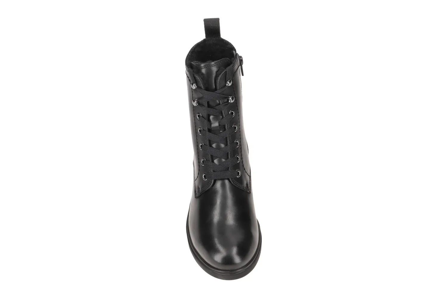 Ecco Metropole Zurich stivali stringati donna nero sherpa 55