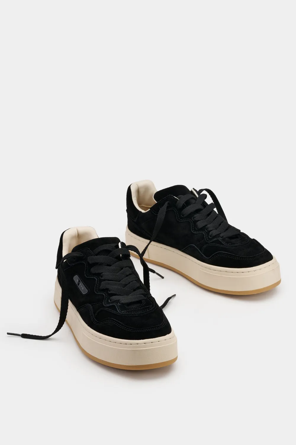 Eytys Trophy Black Suede sneakers nere court