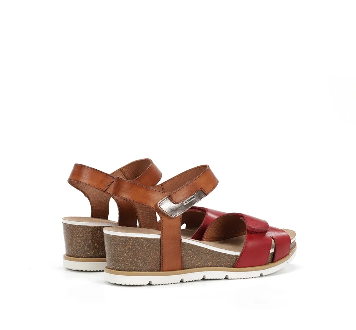 Fluchos Gold D9512 Sandali Zeppa Donna Rossi