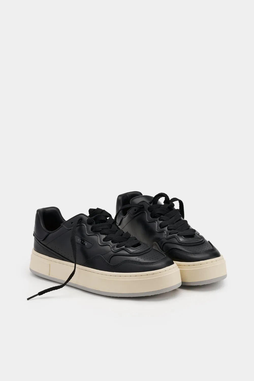 Eytys Trophy Black Leather sneakers nere pelle