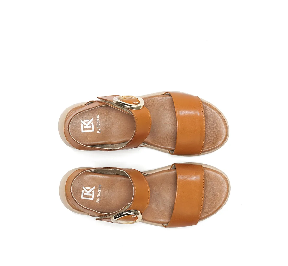 Fluchos Gandia D9468 sandalo donna marrone leggero