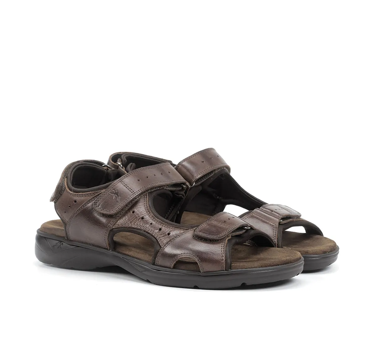 Fluchos Dozer F1201 sandali marroni uomo velcro