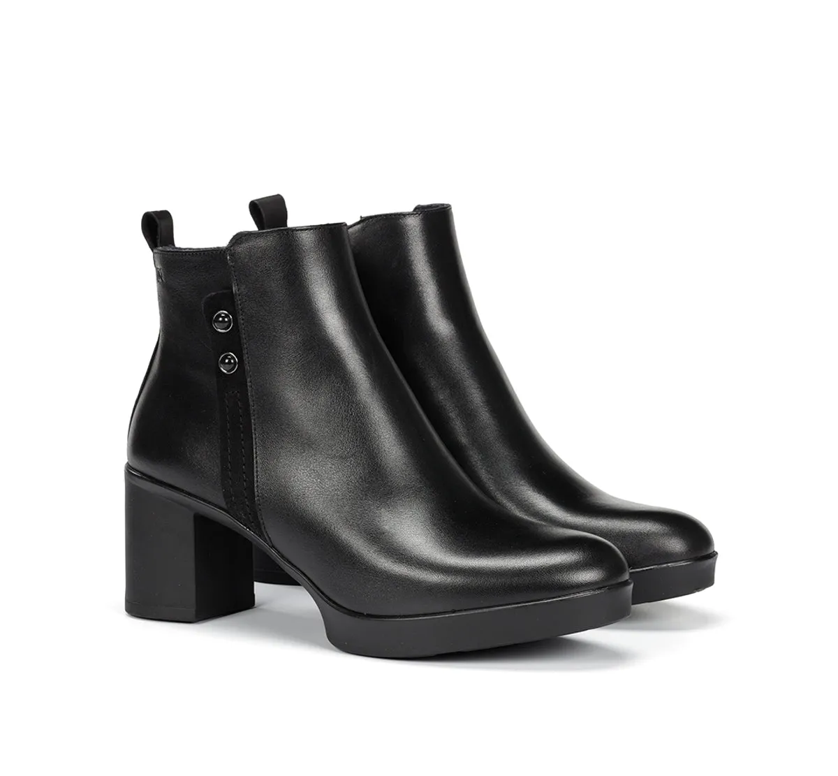 Dorking Elite D9423 stivaletti donna neri con tacco