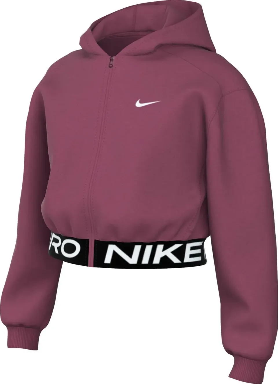 Nike Pro Fleece felpa bambina 8-9 anni blu