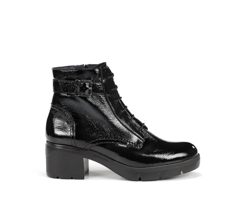 Fluchos Fugaz F2107 stivaletti donna neri track