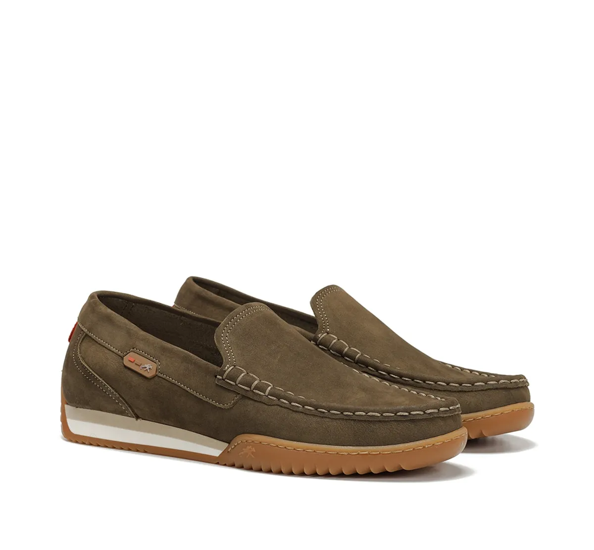 Fluchos Bruno F2432 mocassini uomo verde suola flex