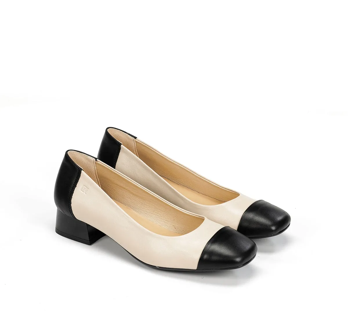 Fluchos Gia D9302 mocassino donna taupe tacco
