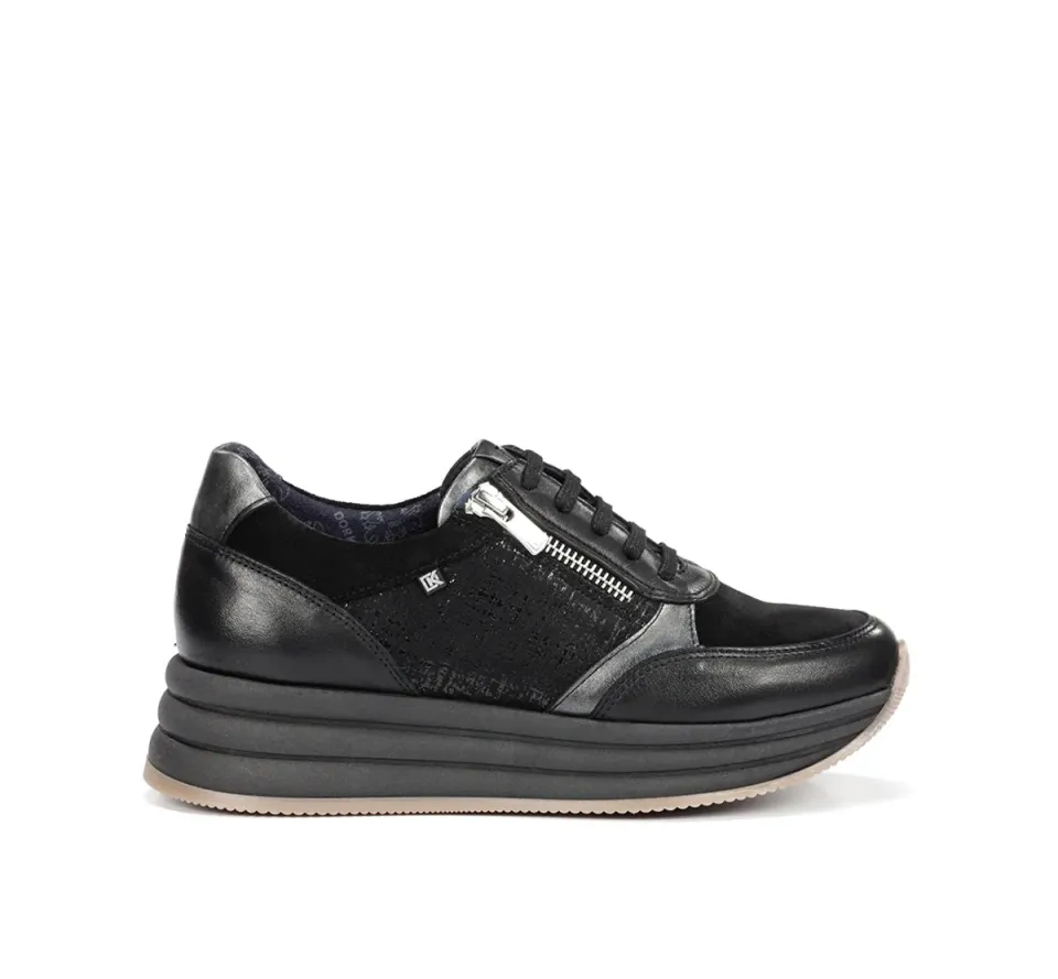 Fluchos Draz D9249 sneakers donna nere platform