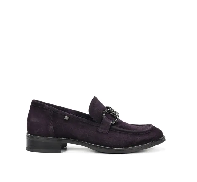 Dorking Harvard D9117 mocassino donna viola pelle