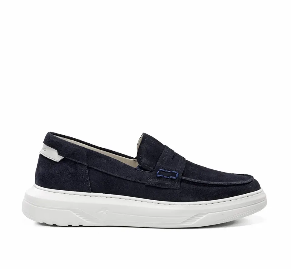 Fluchos Boston F2224 mocassino blu leggero