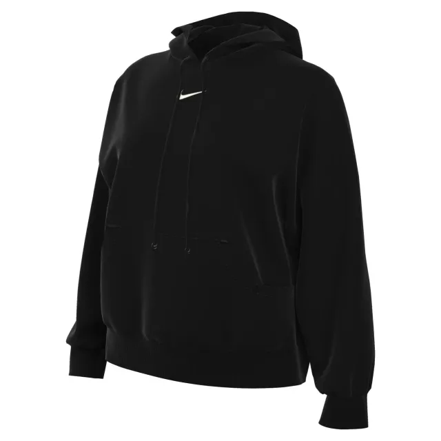 Nike Phoenix Fleece felpa cappuccio donna L nera