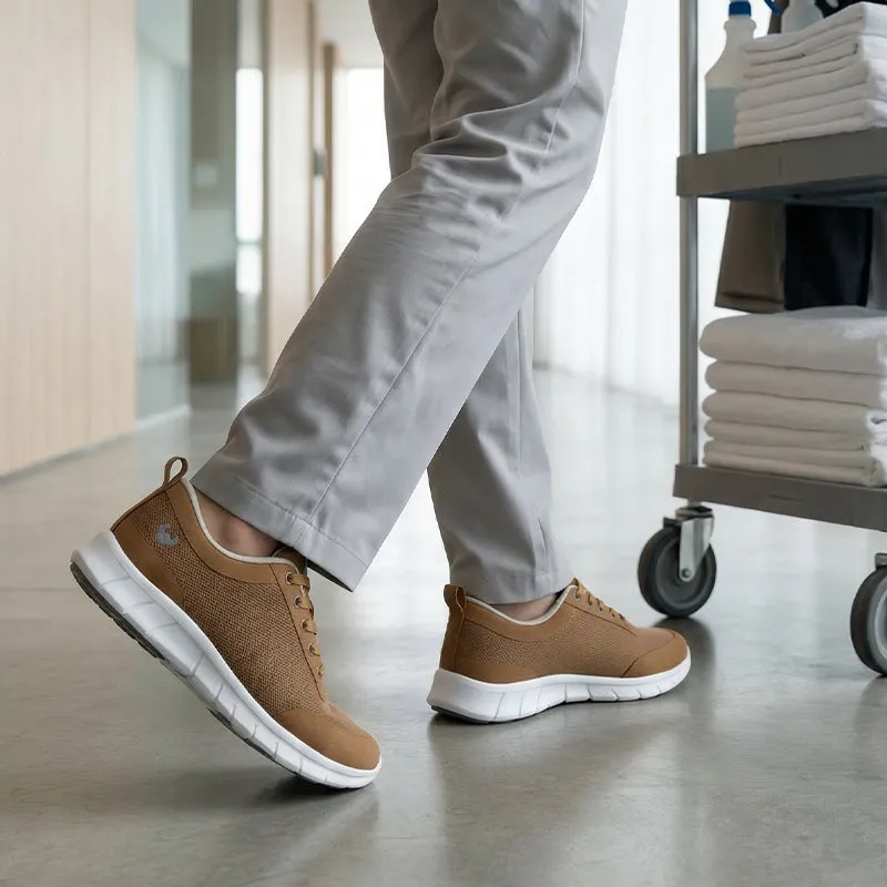 Suecos Alma Classic Brown scarpe da lavoro marroni