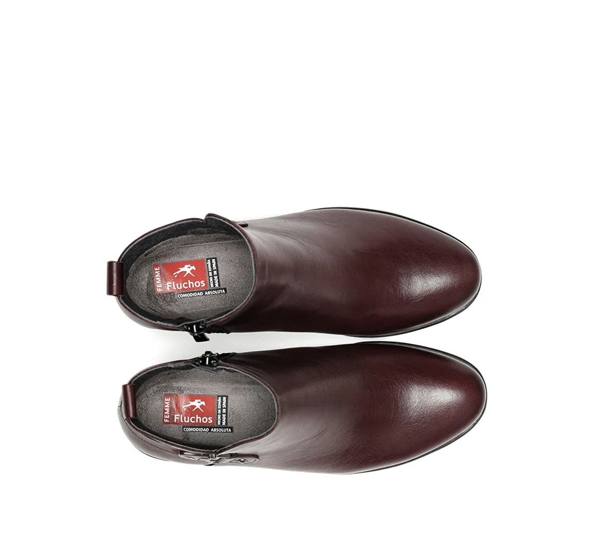 Fluchos Nydia F1798 stivaletti donna bordeaux