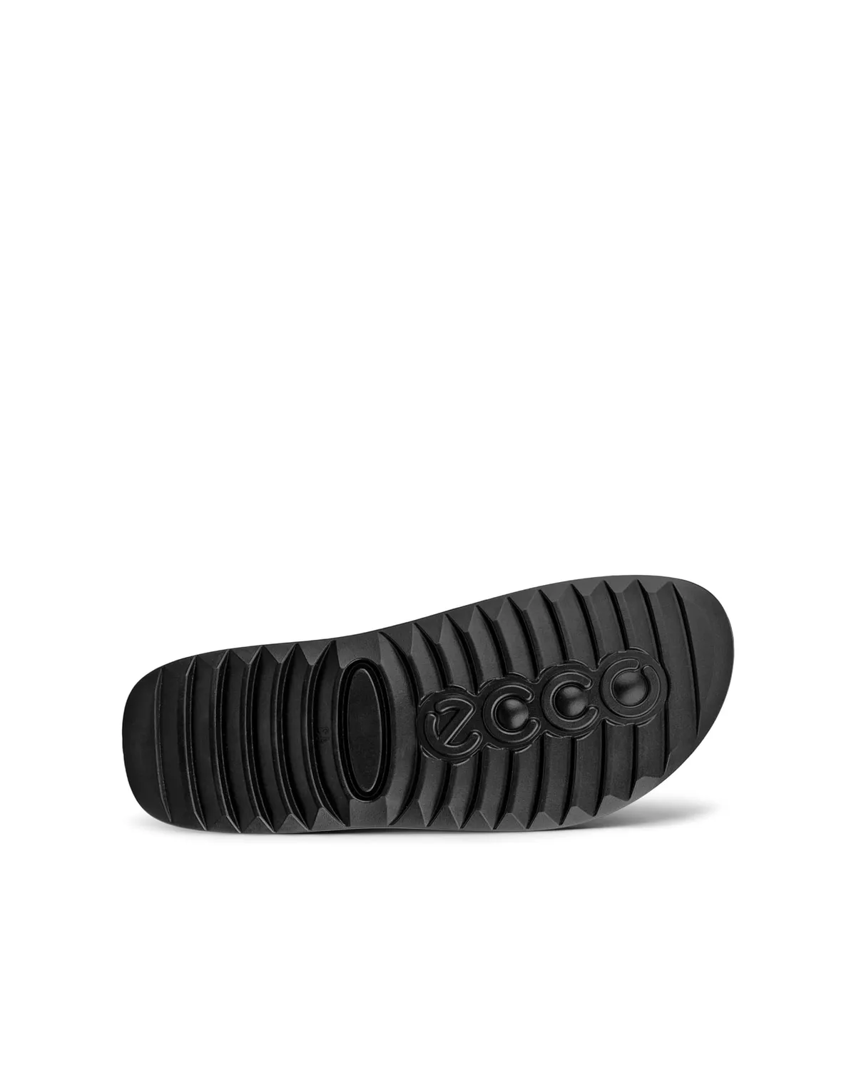 Ecco Cozmo Two Band ciabatte uomo nero pelle comfort