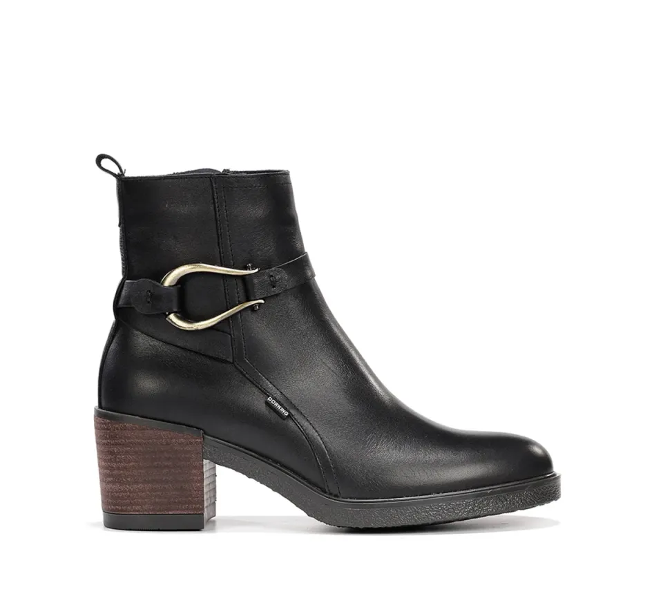 Fluchos Aroma D9754 stivaletti donna neri alla caviglia