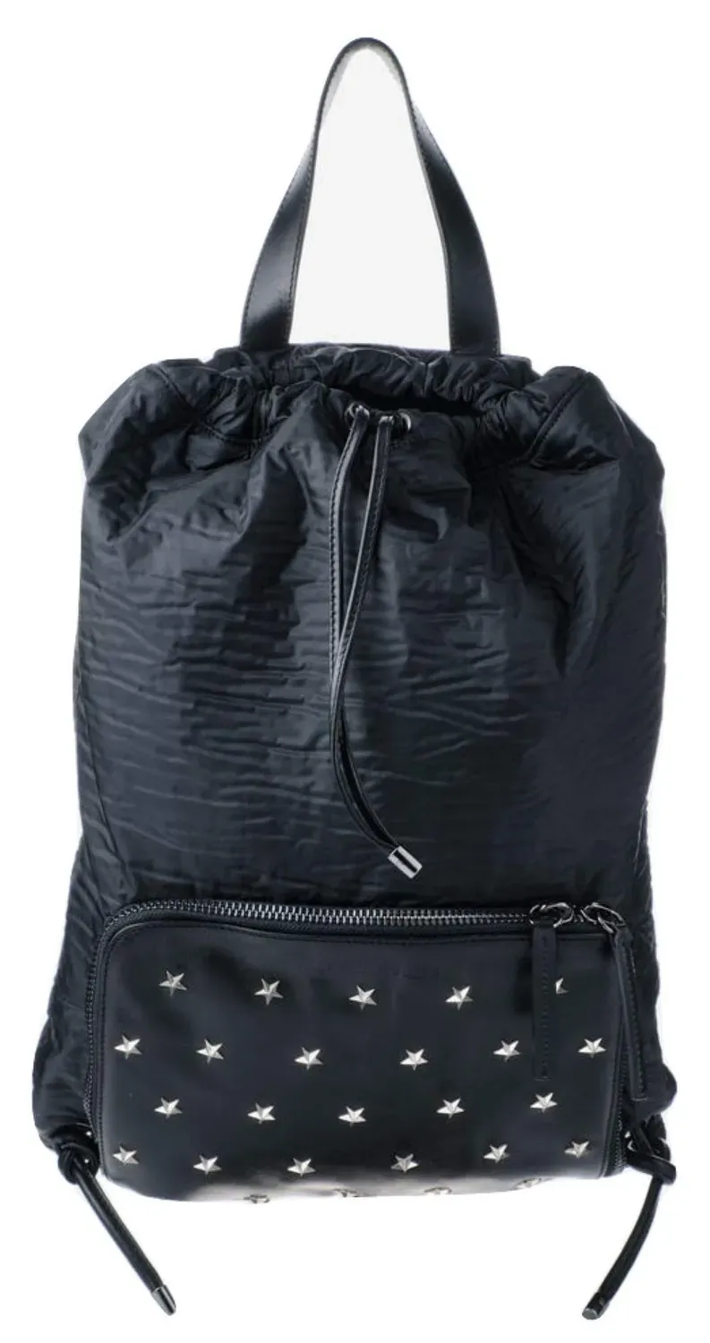 Alexander Smith Zaino nylon e pelle con borchie 26x39 cm