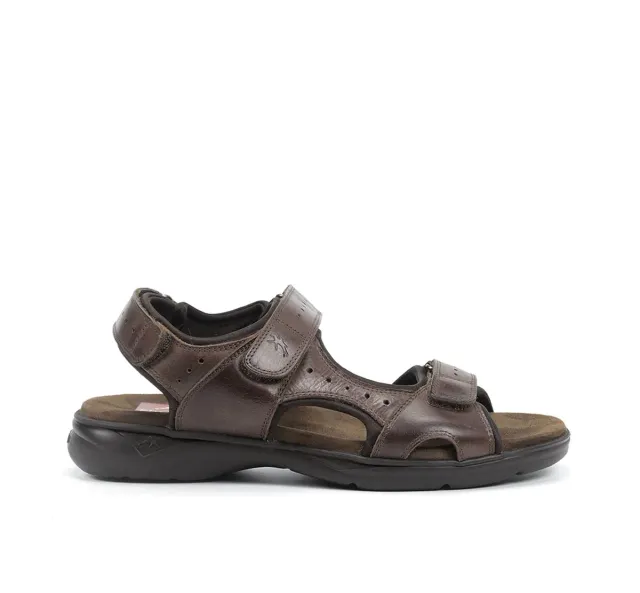 Fluchos Dozer F1201 sandali marroni uomo velcro