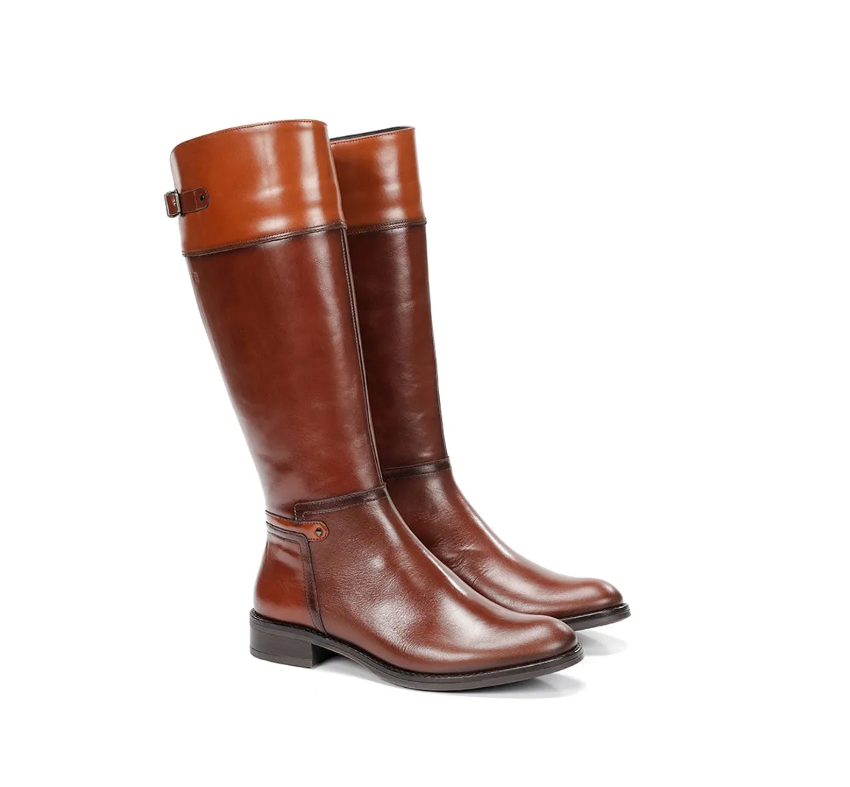Dorking Tierra D7687 stivali donna marroni eleganti