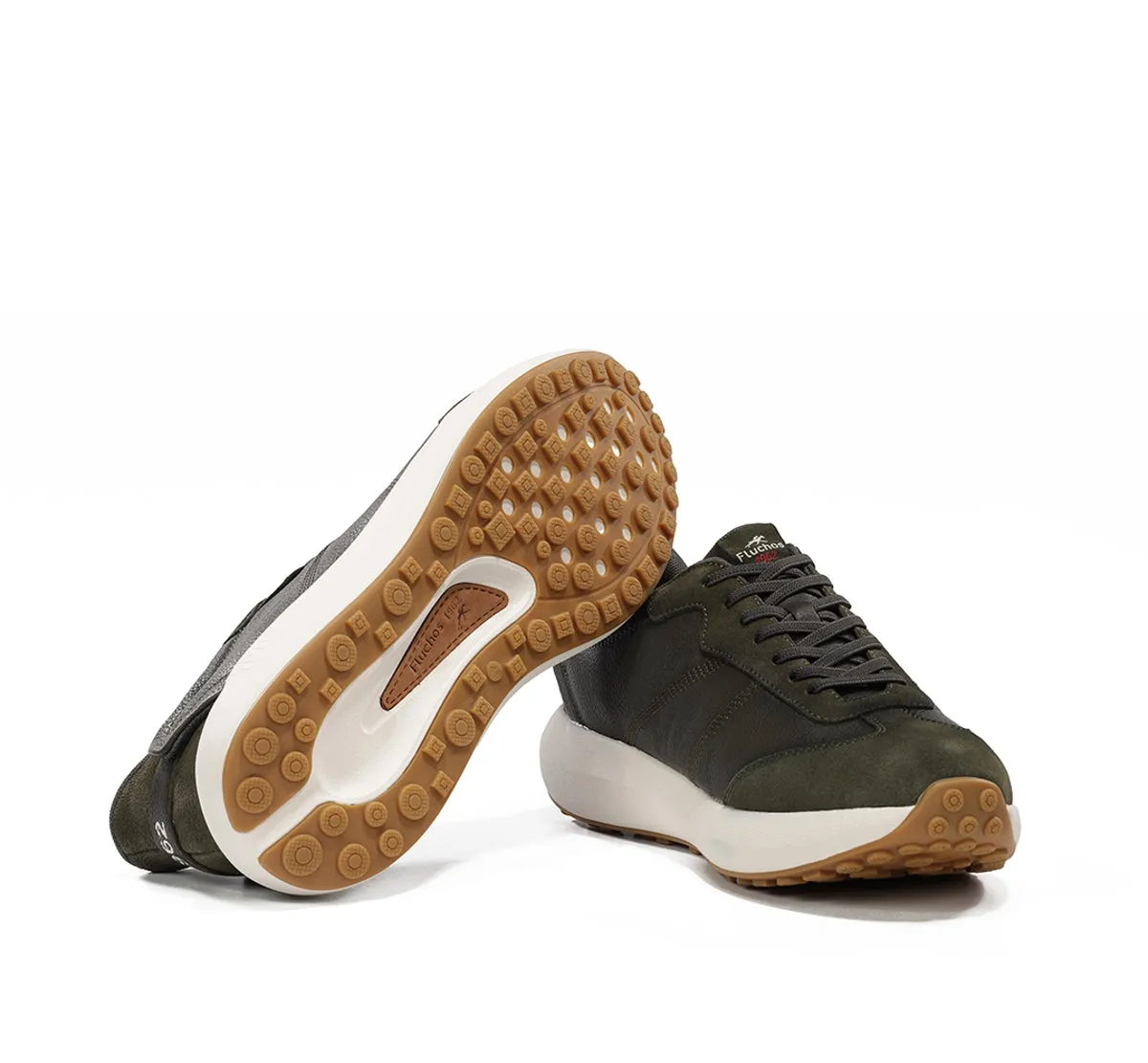 Fluchos Clay F2557 Sneaker Uomo Verde Hands-Free