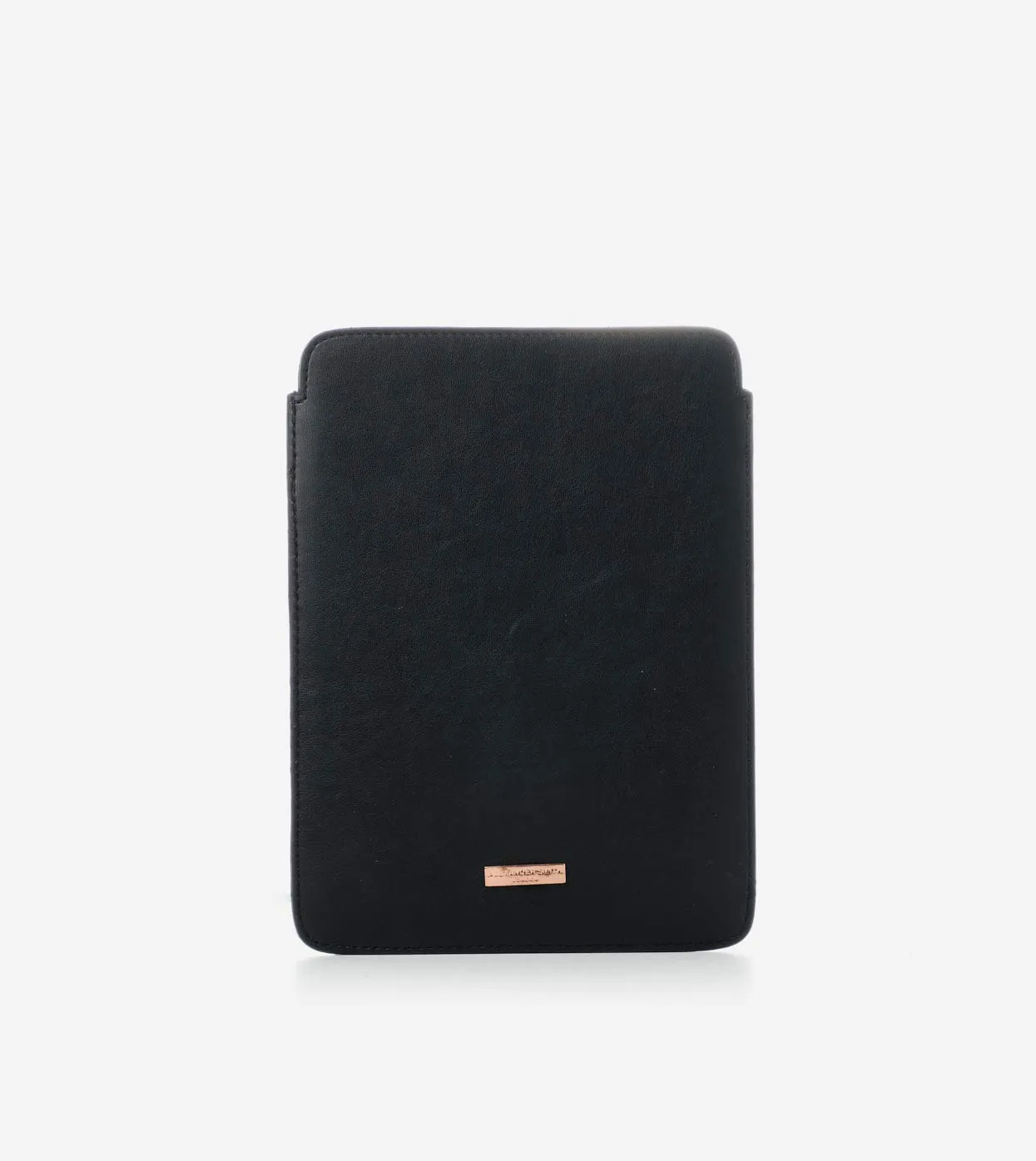 Alexander Smith Borchie custodia tablet iPad nera 14x20 pelle