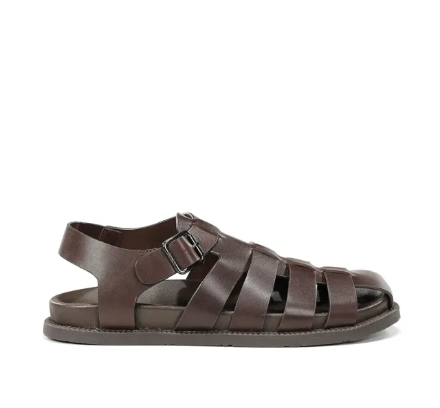 Fluchos Bari F2450 sandalo marrone uomo anatomico