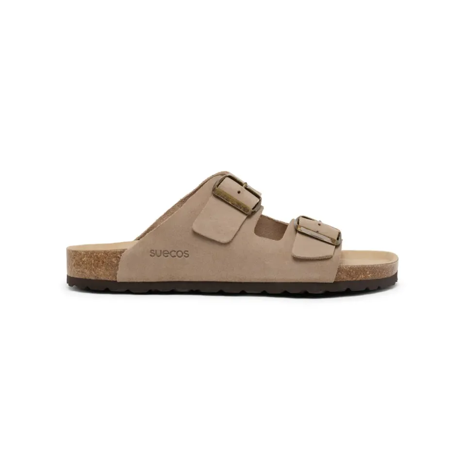 Suecos Ek Soft sandali uomo latte pelle