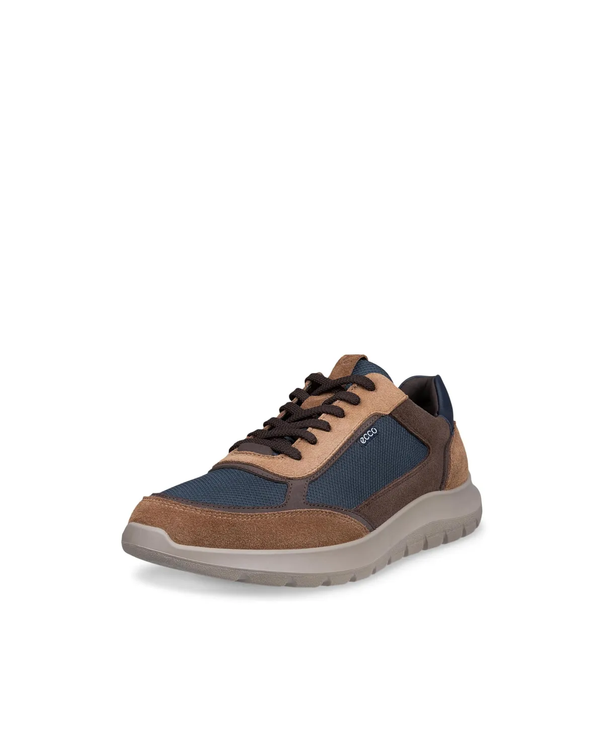 Ecco City Stride sneakers uomo pelle lacci neri