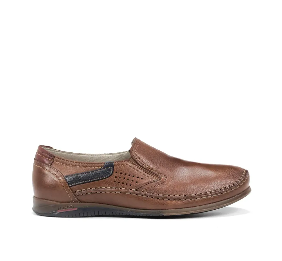 Fluchos Catamaran 8565 Scarpa Slip On Marrone Uomo
