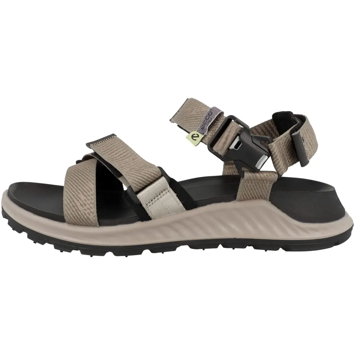 Ecco Exowrap M 3s sandali uomo nero trekking leggero