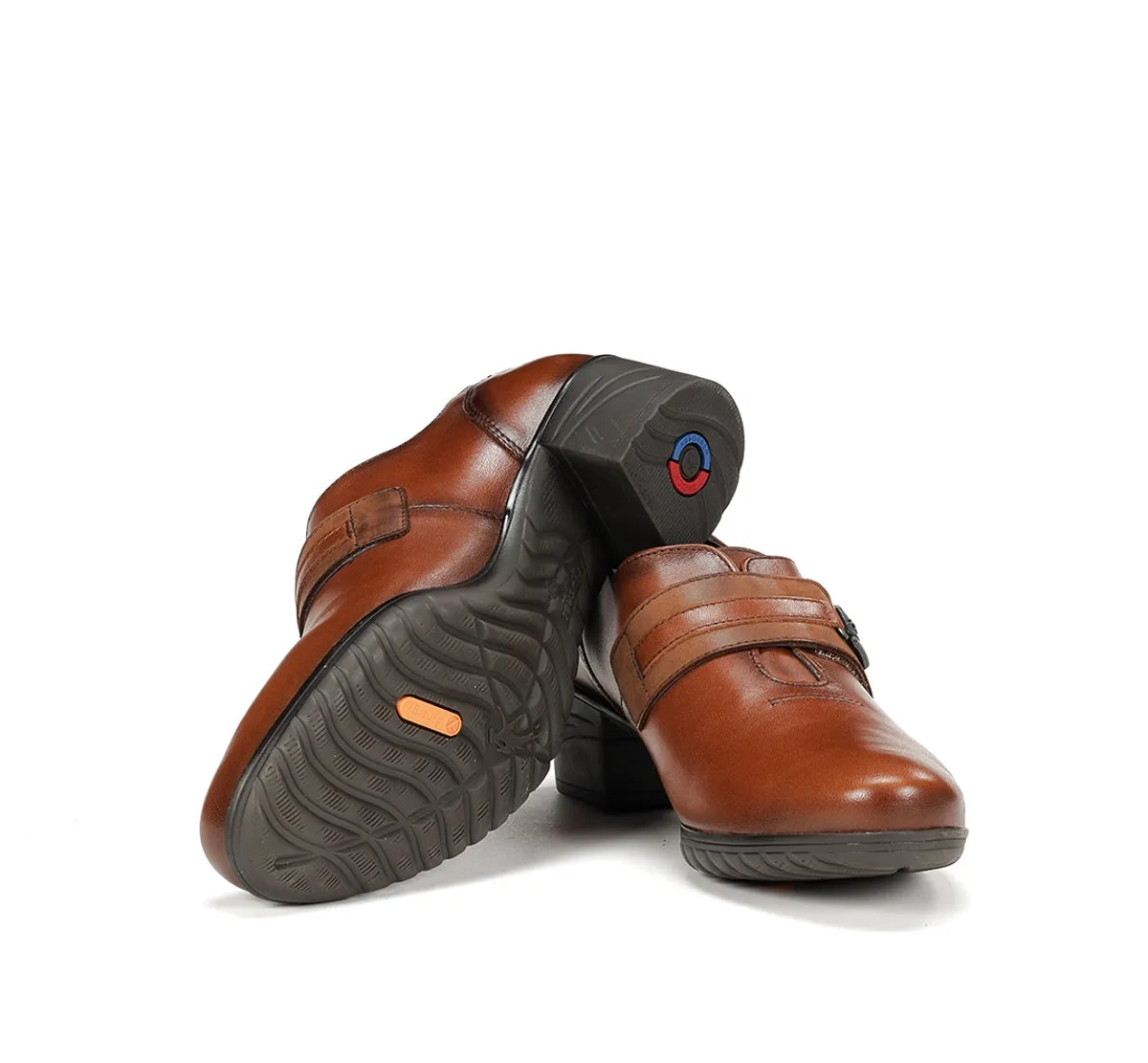 Fluchos Charis F0587 scarpe marroni donna tacco medio