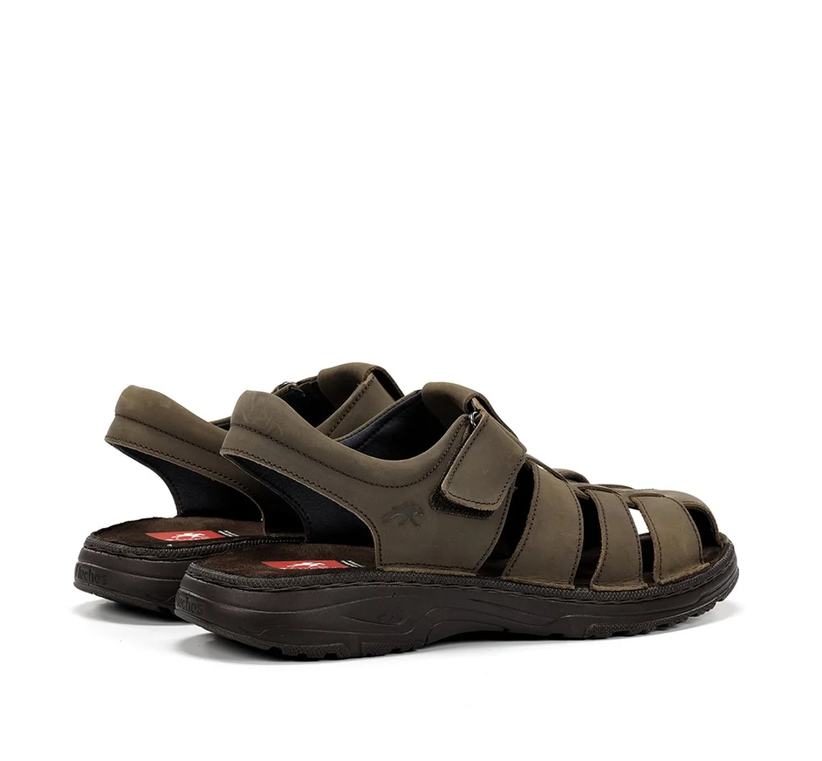 Fluchos Azores F2198 sandali uomo verde velcro