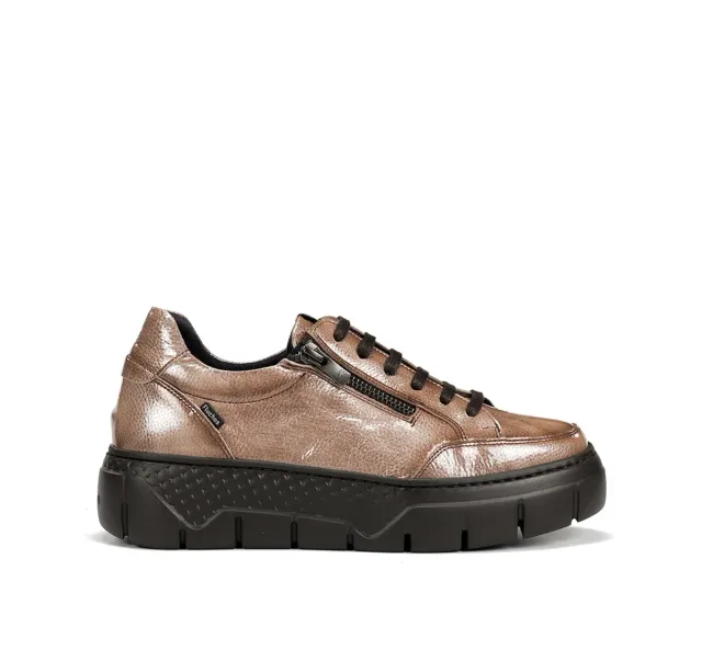 Fluchos Ilia F2306 sneakers donna taupe zeppa