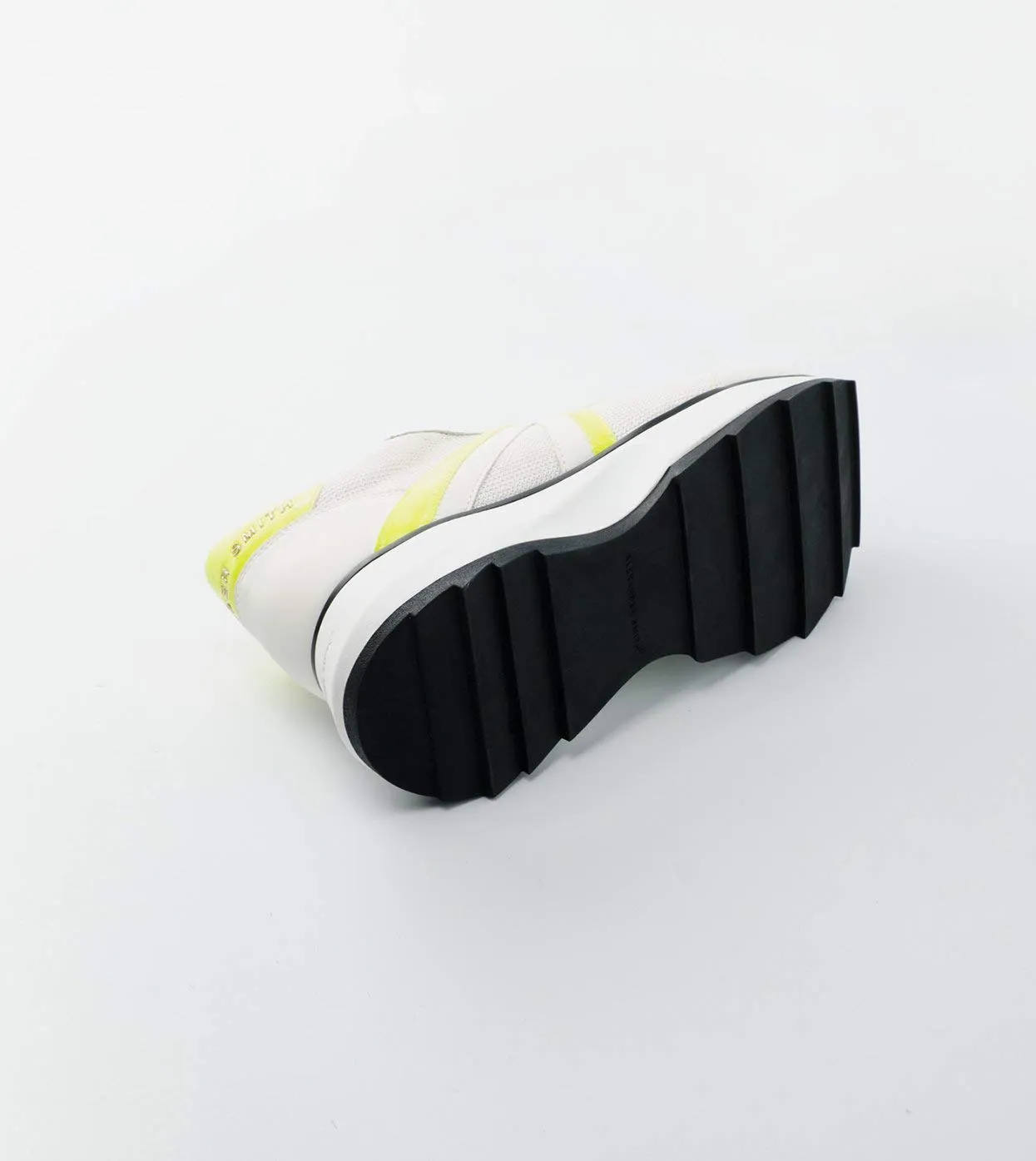 Alexander Smith Chelsea sneakers donna white fluo yellow plateau
