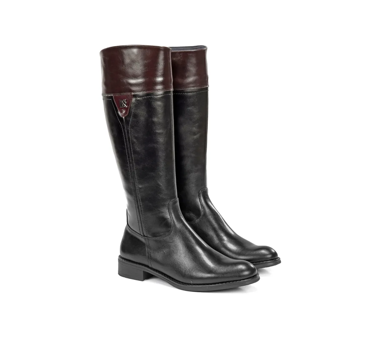 Fluchos Tierra D9827 Stivali Donna Neri Eleganti