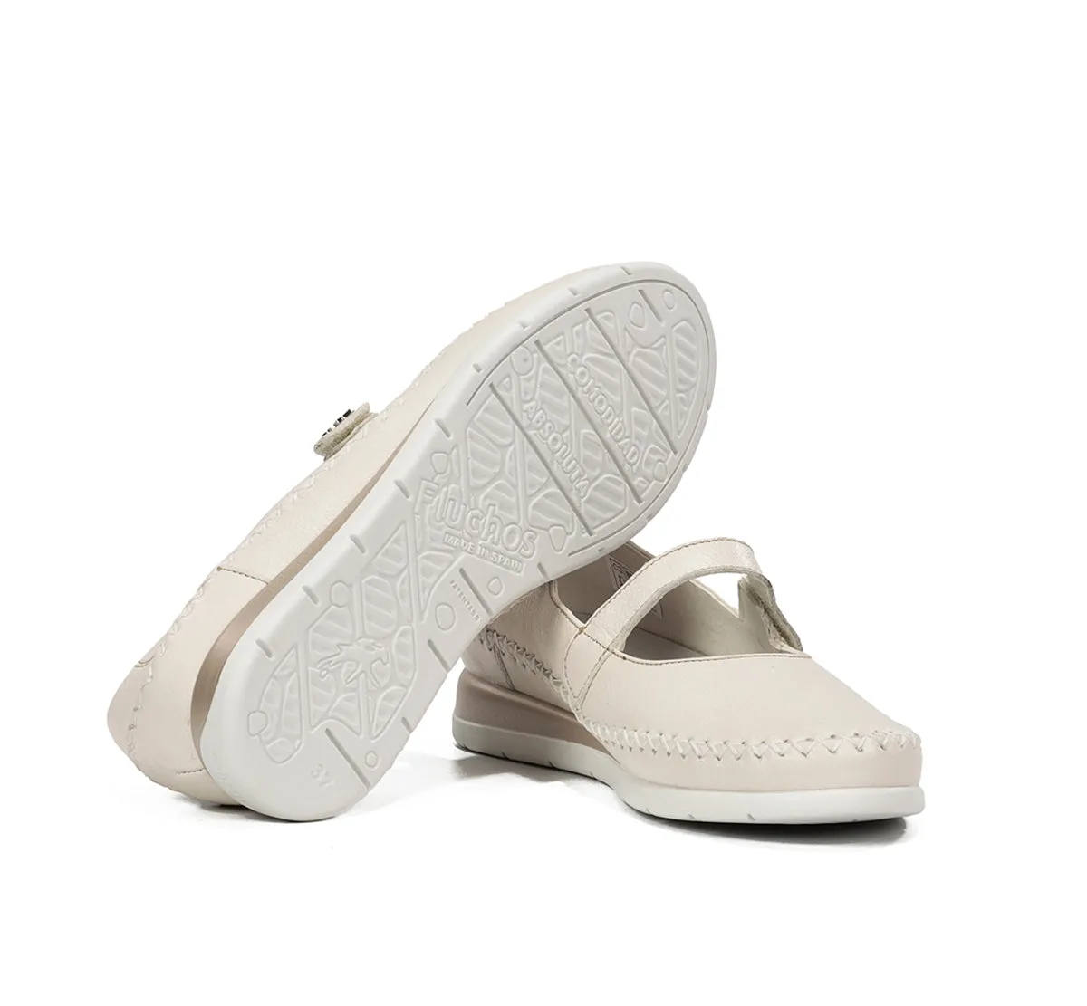 Fluchos Sella F2146 scarpa donna taupe zeppa