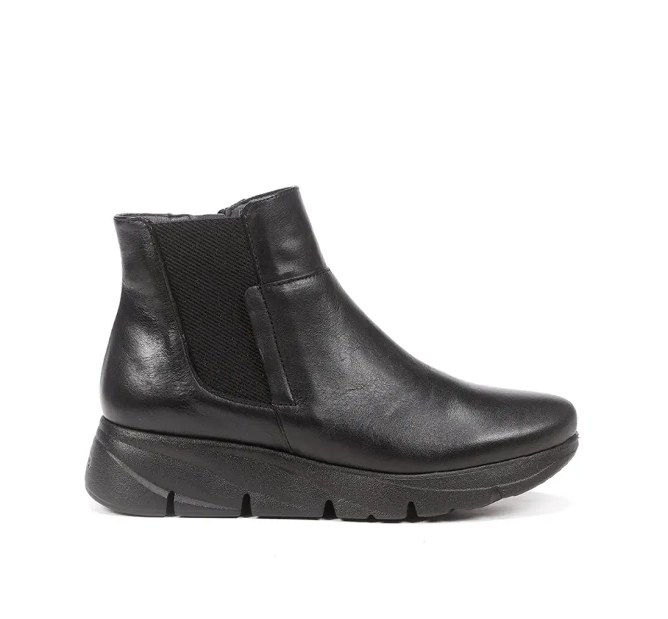 Fluchos Bona F1361 tronchetto nero tacco donna