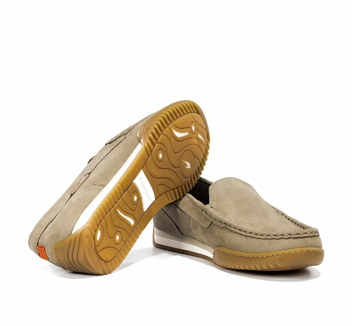 Fluchos Bruno F24342 mocassino uomo taupe casual