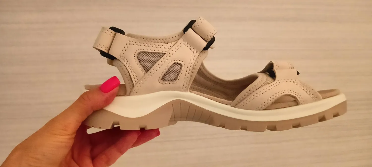 Ecco Offroad Yucatan sandali donna beige sostegno