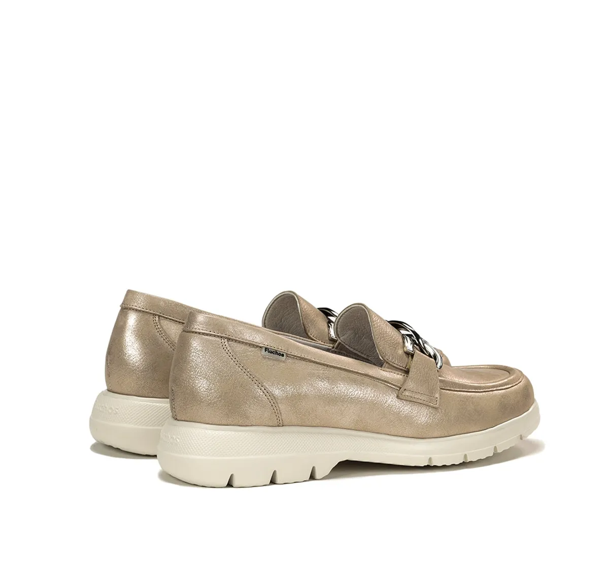 Fluchos Gladis F1937 mocassini donna oro Light