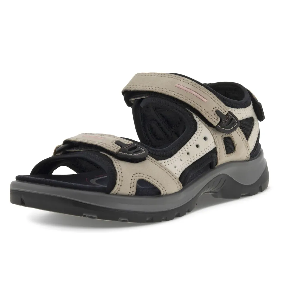 Ecco Offroad Yucatan sandali donna beige sostegno
