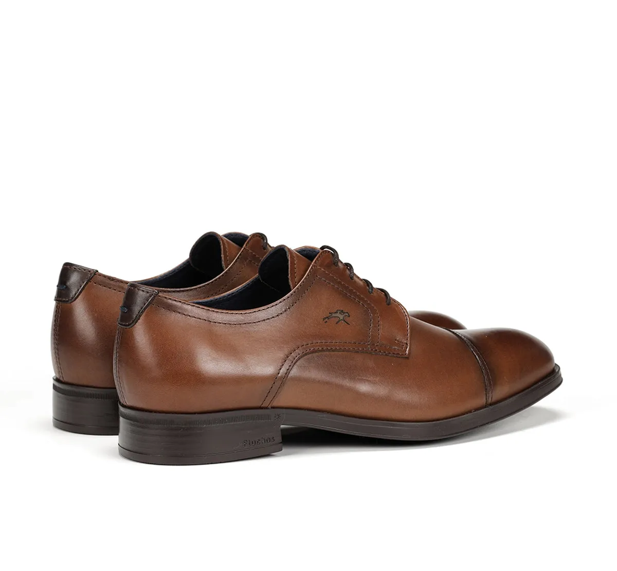 Fluchos Asgard F1885 scarpe uomo marroni pelle liscia