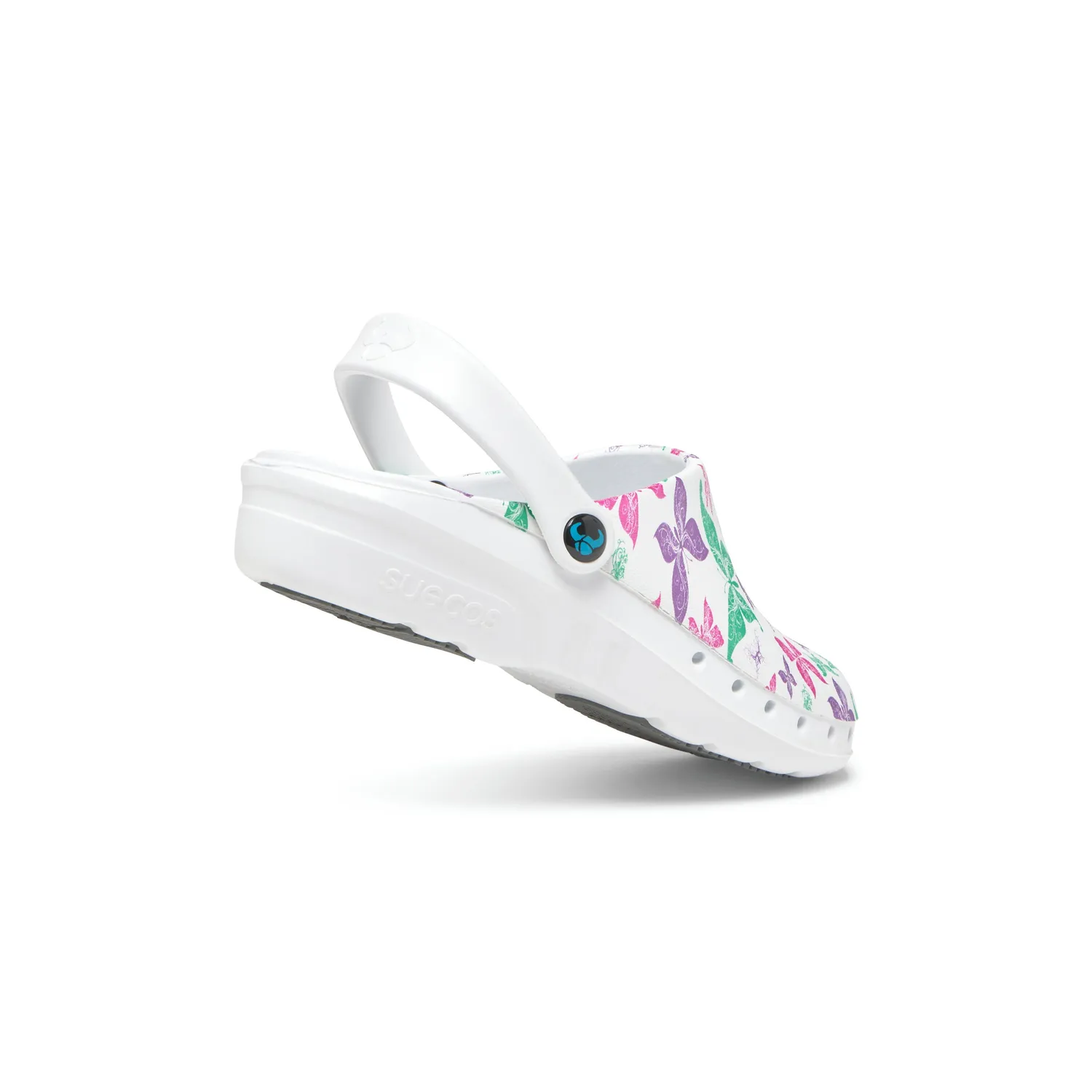Suecos Oden+ Butterfly zoccoli sanitari rosa antiscivolo