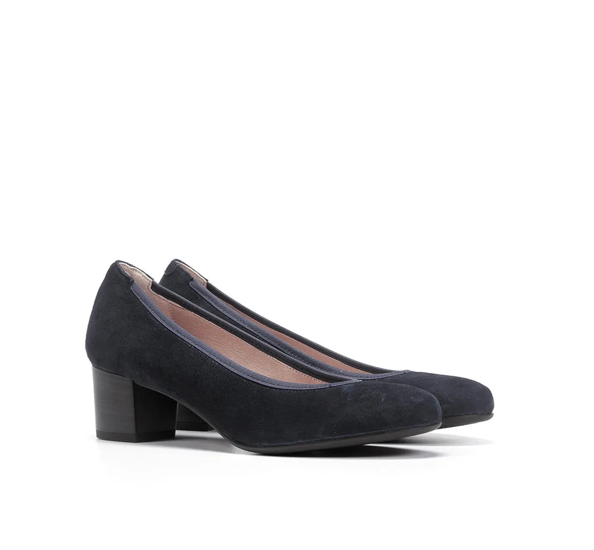 Fluchos Geminis D8469 scarpe donna blu tacco
