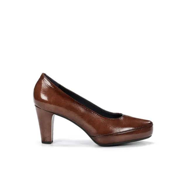 Fluchos Blesa D5794 scarpe donna marrone tacco medio
