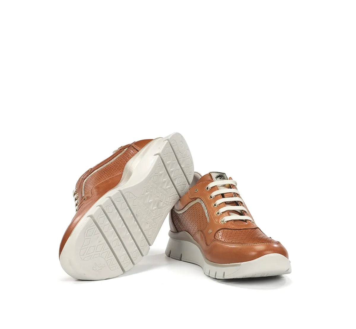Fluchos Union F2175 sneakers marroni donna pianta ampia