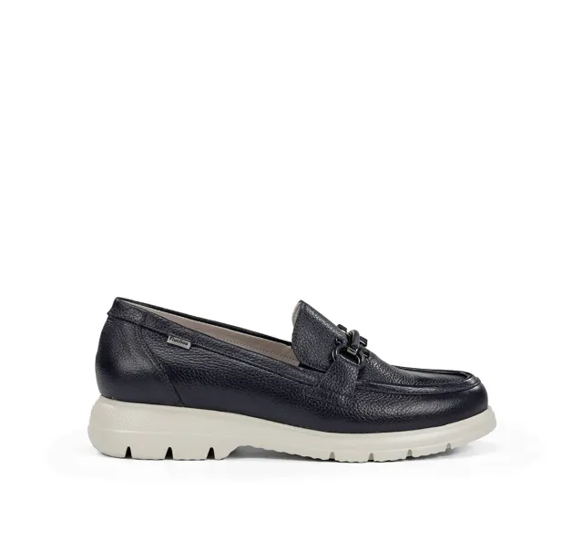 Fluchos Gladis F1936 mocassino donna blu punta tonda