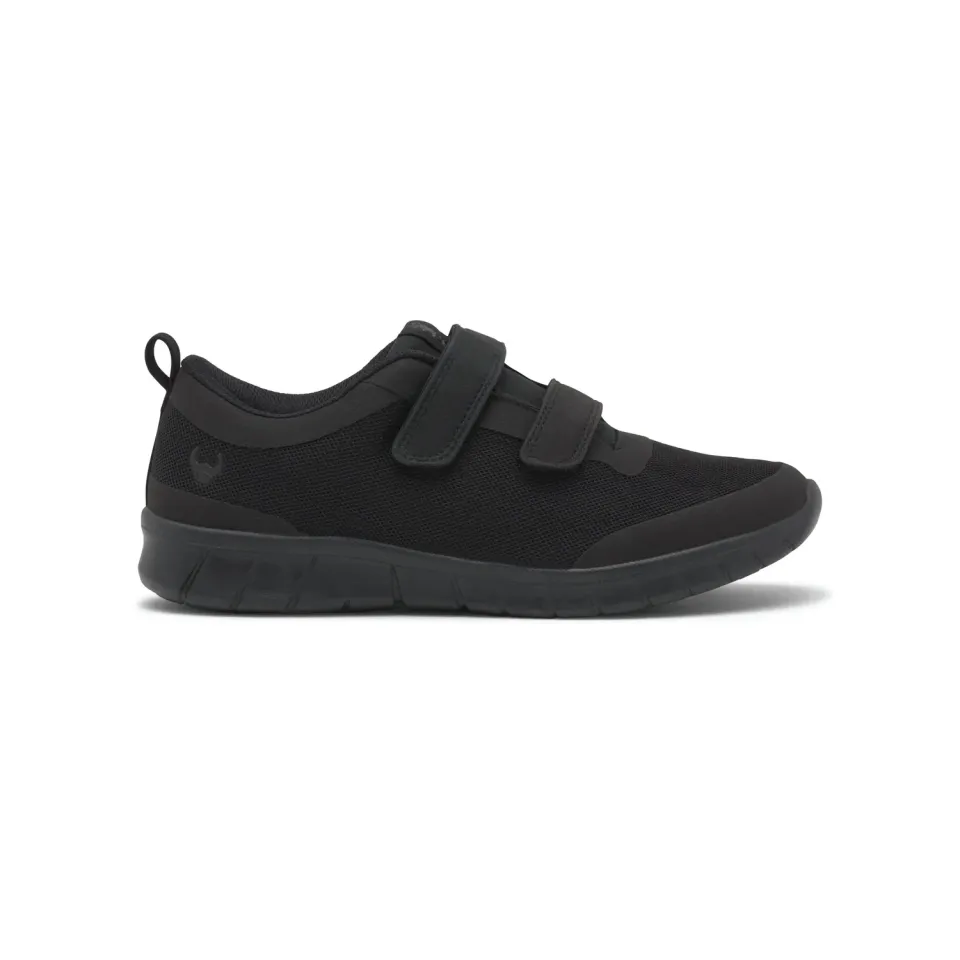 Suecos Alma Velcro scarpe unisex nere velcro