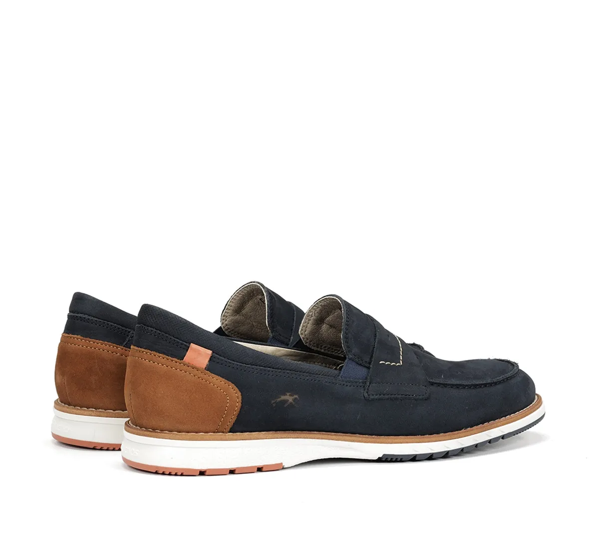 Fluchos Taylor F1980 mocassini uomo blu casual