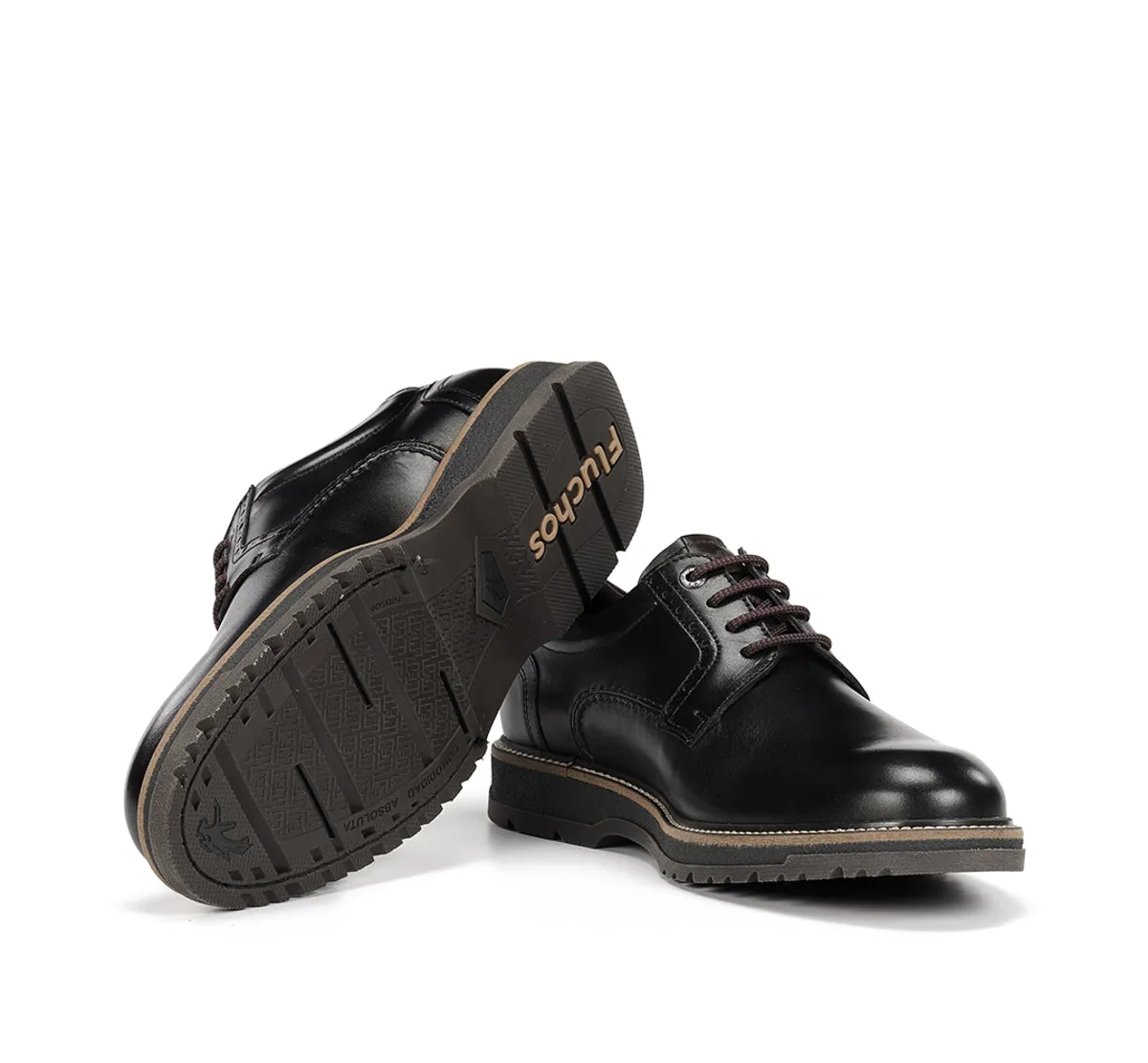 Fluchos Buggy F2319 scarpe uomo nere eleganti