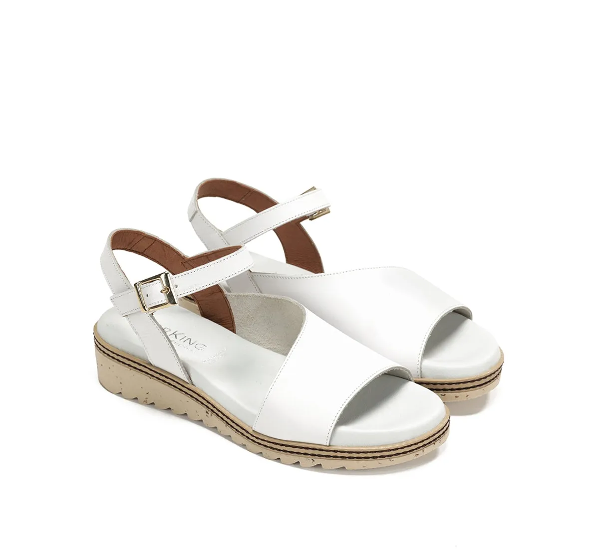Fluchos Espe D8771 sandali bianchi donna comodi